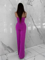 Ballin Babe Jumpsuit, Women's Magenta Jumpsuit