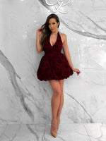 Cherry On Top Dress, Women's Wine Red Dresses