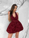 Cherry On Top Dress, Women's Wine Red Dresses