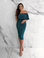 Love Your Vibe Dress, Women's Hunter Green Dresses