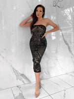 Top Tier Dress, Women's Black Dresses